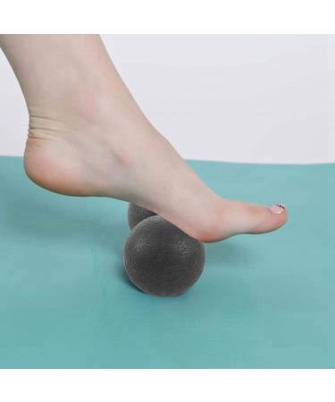 Vklopdsh Tpe Ball - Portable Gym Fitness & Therapy Massage Ball for Stress Relief & Improved Blood Circulation in Black - Buy Online on GoSupps.com