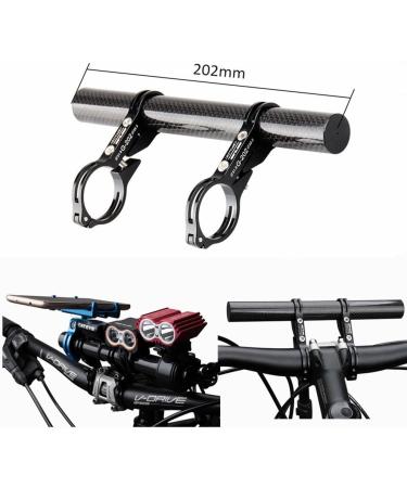 GUB 31.8MM Carbon Fiber Bike Handlebar Extender - Long Extension for Light, Computer, Phone Mount Bracket - Buy Online on GoSupps.com