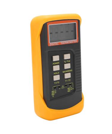 LANTRO JS DT6802 Dual-Channel Digital Temperature Meter | Accurate Indoor & Outdoor Thermometer for Home Monitoring - Buy Now Internationally - Buy Online on GoSupps.com