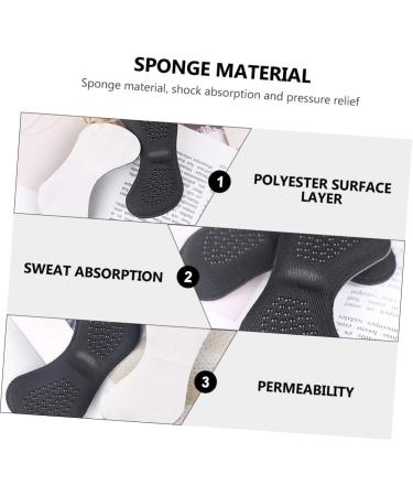 NOLITOY Non-Slip Heel Stickers - 8 Pairs High Heel Insoles & Shoe Inserts for Comfort & Grip | Anti-Wear Feet Pads - Buy Online on GoSupps.com