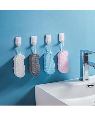 FENGZHAO Bath Sponge 4pcs Exfoliating Shower Brushes Set for Women - Soft Sponge for Dead Skin Removal - Buy Online on GoSupps.com