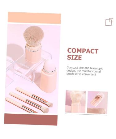Minkissy 4 Sets 8 in 1 Makeup Brush - Travel Blush Concealer & Double Ended Cosmetic Brush | Soft Artificial Fiber | Ideal for Makeup Lovers - Buy Online on GoSupps.com