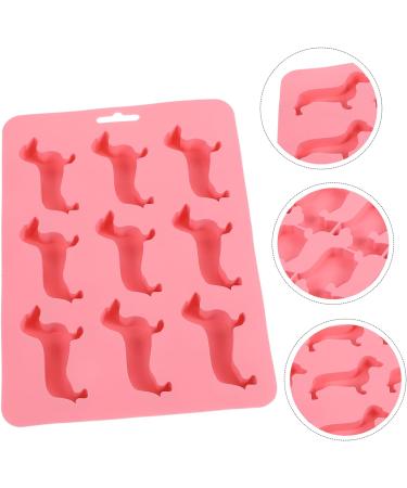 Milisten 2pcs Puppy Candy Molds De Silicona para Gelatinas Molde De Silicona para Resina Silicone Chocolate Mold Silicone Candy Mold Chocolate Molds Silica Gel Baking Supplies Cookie Pink 23X16CM - Buy Online on GoSupps.com