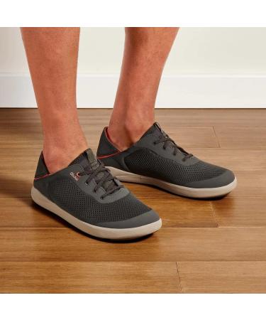 OLUKAI Moku Pae Boat Shoes - Island Salt/Koi | No-Tie Laces, Lightweight Mesh, Comfort Fit | Size 10.5 - Buy Online on GoSupps.com