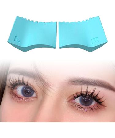 2x 2 in 1 Silicone Eyelash Stamper Quick Stencils Guide Lower Eyelash Stamper for Professionals Blue - Buy Online on GoSupps.com