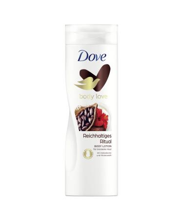 Dove Body Love Body Lotion Rich Ritual Body Lotion for dry skin with cocoa butter and hibiscus scent 400 ml