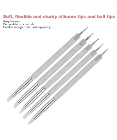Buy Nail Painting Pen - Dual Ended Dotting Tool for Easy Nail Art | Perfect for Home & Salon Use (White) - Buy Online on GoSupps.com