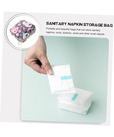 Lurrose 4-Piece Aunt's Towel Storage Bags with Zip Pocket - Menstrual Tape Holder & Breastfeeding Inserts - Durable Polyester Storage Solution for Students - Buy Online on GoSupps.com