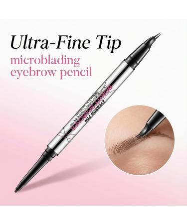  SONGVISON Double Sided Curved Eyebrow Pencil with Double Tip for Women Effortlessly Natural Eyebrow All-Day Wear Waterproof and Stain Resistant - Buy Online on GoSupps.com