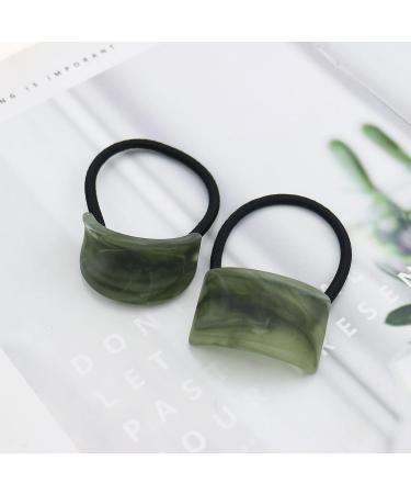 10 Pcs Acrylic Cuff Hair Ties - Ponytail Holders for Women & Girls - Buy Online on GoSupps.com