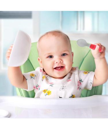 Toyandona 2pcs Baby Spoon Fork Set with Silicone Carrot Handle - Infant Training Cutlery - Red Feeding Set for Kids - Buy Online on GoSupps.com