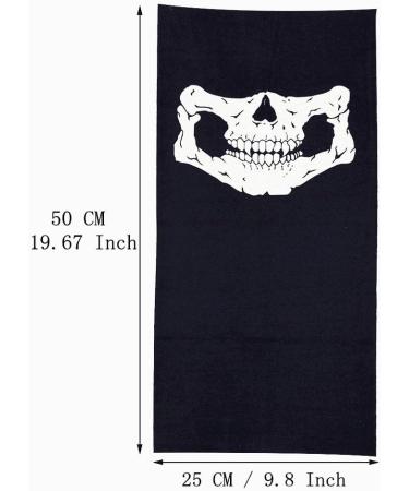 eBoot Skull Print Tube Face Mask for Motorcycles - 3 Pieces | International Shipping Available - Buy Online on GoSupps.com