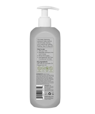Baebody Tea Tree Oil Shampoo - Invigorating Tea Tree Shampoo for Healthy Scalp and Hair - Buy Online on GoSupps.com