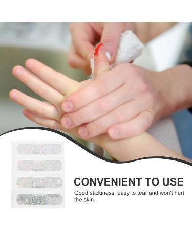 HANABASS 100pcs Glitter Bandages - Breathable Non-Stick Finger Care Stickers for Scrapes & Burns | Perfect for Travel - Buy Online on GoSupps.com