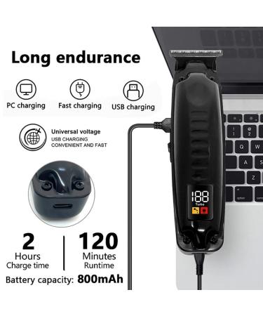 Professional Cordless Hair Clippers - 0mm Zero Gap Hair Clipper for Precision Carving - Buy Online on GoSupps.com