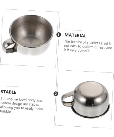 Beavorty 4pcs Stainless Steel Shaving Soap Bowl Set | Travel-Friendly Cream Bowls for Men s Grooming - Buy Online on GoSupps.com