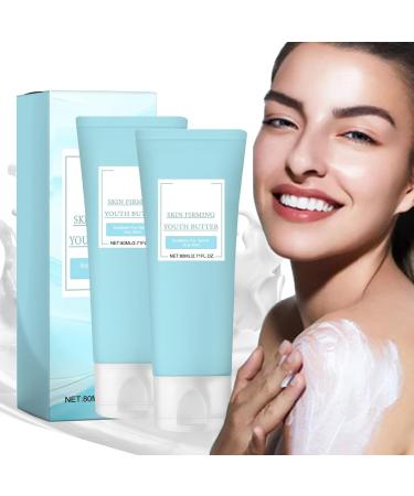 Skin Firming Youth Butter 2PCS Skin Firming Youth Butter Butter Anti Aging Moisturizer Luxelift Skin Firming Cream for Body Loose Skin for Face Neck Arms Legs