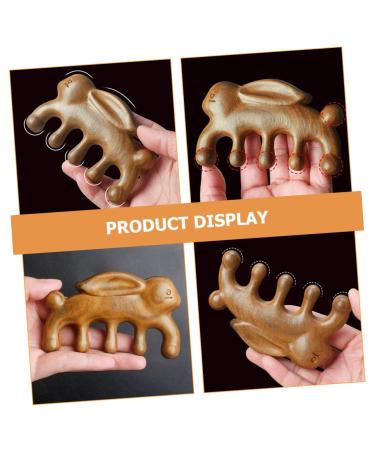 Ultechnovo 3ST Green Sandalwood Massage Comb - Wide Tooth Tool for Circulation Smoothing and Breastfeeding - Perfect Gift Idea - Buy Online on GoSupps.com