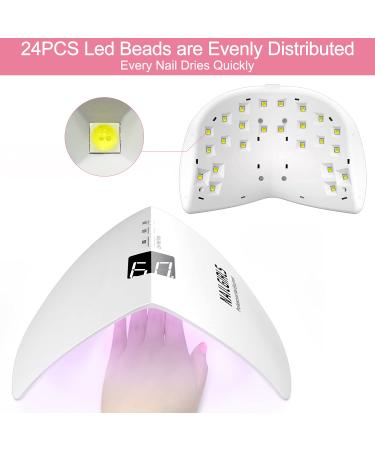 NAILGIRLS 54W UV Nail Lamp with Timer and Sensor - Professional Halloween Nail Art Tool - Buy Online on GoSupps.com