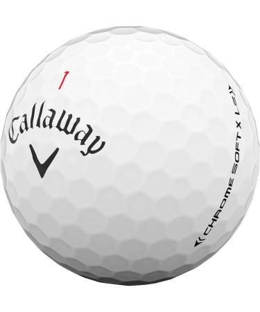 Callaway 2021 Chrome Soft X LS Golf Balls - White (One Dozen) | Premium Performance - Buy Online on GoSupps.com