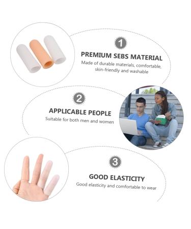 4 Pairs Finger Cots - Thumb Protectors & Finger Sleeves for Support | Shop Internationally - Buy Online on GoSupps.com
