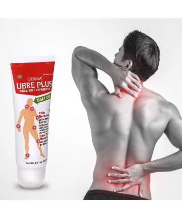 Germa Udder Plus Roll-On - Natural Pain Relief for Sprains Bursitis Tendinitis & Arthritis - 3oz Bottle | International Shipping Available - Buy Online on GoSupps.com