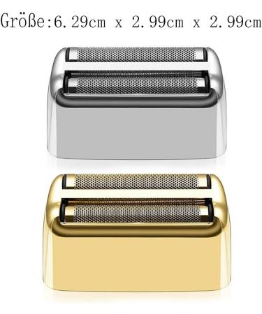 Kaynway Professional Shaver Replacement Film & Cutter for Babyliss Pro Metall FX - 2 Foils 2 Blades 1 Cutter (Silver) - International Shipping Available - Buy Online on GoSupps.com