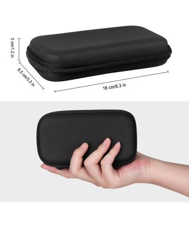 Tampon Storage Bag Black - Pack of 2 Organizer Pouch for Feminine Products | Portable Period Bags for Women - 6.3*3.3*1.2inches - Buy Online on GoSupps.com