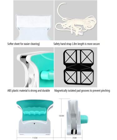 Double-Sided Glass Cleaner Double-Layer Hollow Cleaning Window Cleaner Glass Scraping Tool - Buy Online on GoSupps.com