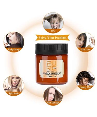Magical Treatment Hair Mask 120ML - Advanced Molecular Hair Roots Treatment - Repairs Damage in 5 seconds - Keratin Hair and Scalp Treatment - 4.06 Fl Oz - Buy Online on GoSupps.com