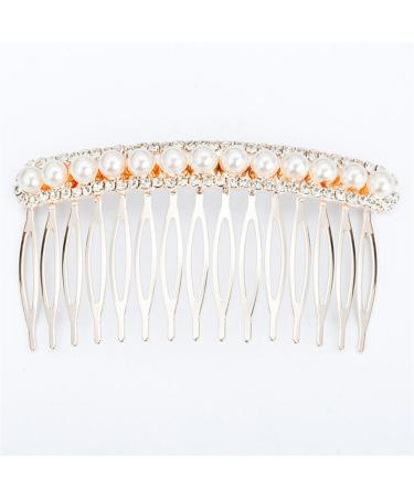 LETSP Rhinestone Pearl Bridal Hair Comb Wedding Hairpin (07) - Fashion Accessories - Buy Online on GoSupps.com