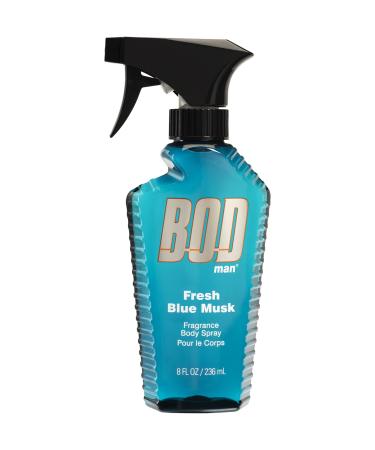 BOD Man Fresh Blue Musk Body Spray 8 Ounces