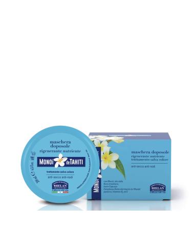 Helan Monoi de Tahiti after-sun hair mask regenerating nourishing and color-protecting treatment with Monoi Brazilian walnut vitamin B and E