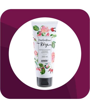  Anwen Anwen Emollient Rose Conditioner for High Porosity Hair 200ml - Buy Online on GoSupps.com