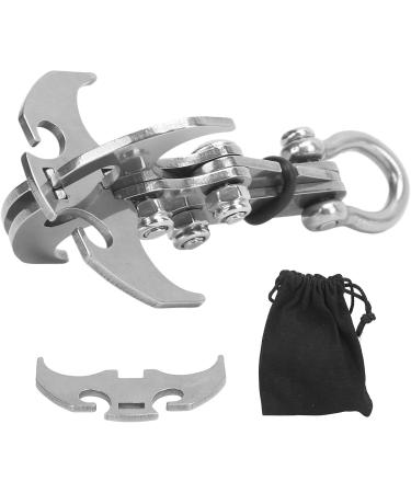 Alomejor Gravity Grappling Hook | Survival Claw for Outdoor Mountaineering & Camping | International Shipping Available - Buy Online on GoSupps.com