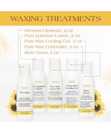 GiGi Student Starter Hair Removal Kit - Ultimate Waxing Set for Beginners - Complete with Pre and Post Wax Treatments - Ideal for Brows, Upper Lip, Underarms, Chest, Legs, and Bikini Area - Suitable for All Skin & Hair Types - Buy Online on GoSupps.com