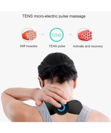 Mini Neck Massager - Wireless EMS Cervical Massager for Pain Relief | Electric Pulse Therapy Pad - Buy Online on GoSupps.com