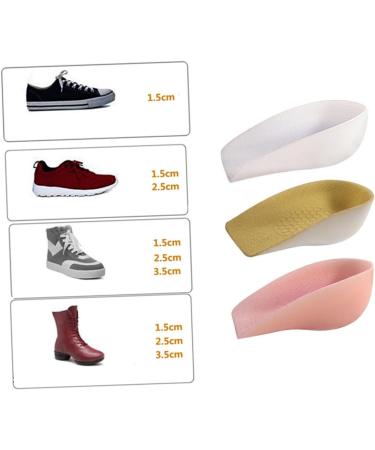 Buy NOLITOY 3 Pairs Plantar Insoles - Height Increasing Cushions for Men & Women - Comfortable Heel Pads for Any Shoe - Pink - Buy Online on GoSupps.com