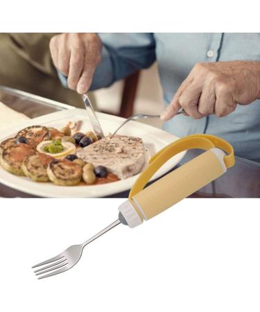 Hooleey Disabled Arthritis Elderly Cutlery - Detachable Flexible Rotating Dinner Fork for Easy Dining - Buy Online on GoSupps.com