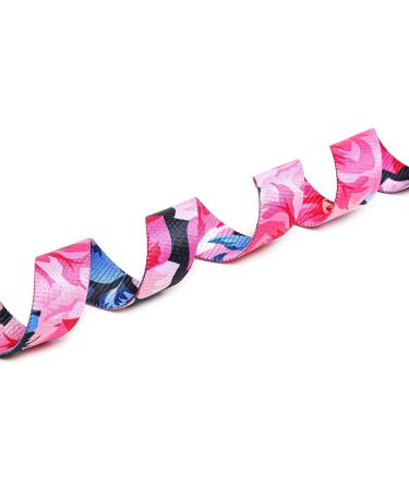 Suredoo Adjustable Soft Nylon Dog Collar for Small & Medium Dogs - Pink Flower Design Comfort Fit (M: 33-55 cm Neck) - Buy Online on GoSupps.com