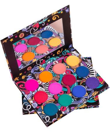Vodisa Highly Pigmented Velvet Texture Eyeshadow Palette Matte and Shimmer Long Lasting Eye Shadow Palette Waterproof Blendable Eyeshadows Professional Beauty Eye Makeup Cosmetics Set (12 color) - Buy Online on GoSupps.com
