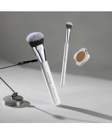 Buy Foundation Concealer Makeup Brushes Set | Soft Big Angled Face Brushes for Liquid Cream Stick Makeup | Bronzer Contour Eyeshadow Blending Tools - Buy Online on GoSupps.com