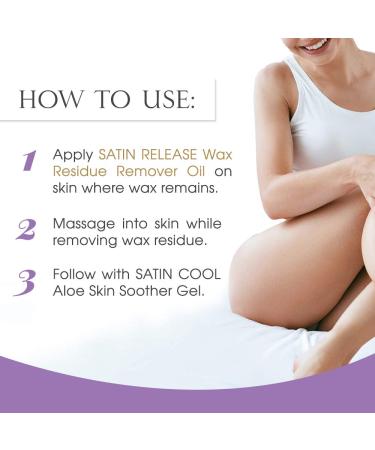 Satin Smooth Satin Release Wax Residue Remover Oil 16 oz - Gentle Wax Cleanser (1 Pack) - Buy Online on GoSupps.com