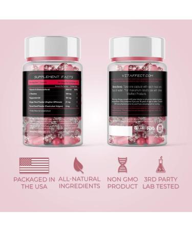 Vitaffect Superior All-Natural IBS Relief Formula | Non-GMO, Gluten-Free, Made in USA | 3rd Party Tested for Gas, Bloating, Constipation, Diarrhea & Abdominal Pain | 45 Day Supply - Buy Online on GoSupps.com