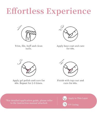 MEGIOR Pink Gel Nail Polish 15ml Peach Pink Gel Polish 1PCS Soak Off UV LED Nail Gel Polish for Nail Art Manicure Salon DIY Home for Women Girls Nails - Buy Online on GoSupps.com