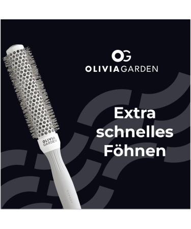 Olivia Garden Expert Blowout Speed Hairbrush - 25 White & Grey - Perfect for International Shipping - Buy Online on GoSupps.com