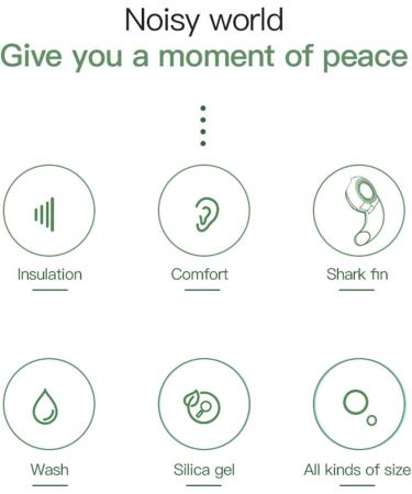 Buy Reusable Silicone Ear Plugs for Noise Reduction & Comfort - OD Green | Sound Isolation & Quiet Sleep - Buy Online on GoSupps.com