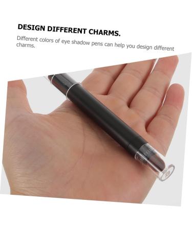 PLAFOPE 2pcs Eyeshadow Makeup Eye Shadow Makeup Eye Makeup Tool Makeup Eyeshadow Eye Makeup Pen Abs Black - Buy Online on GoSupps.com