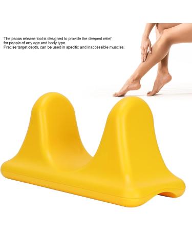 Brnoo PSOAS Massage Device - Multifunctional Portable Buttock Muscle Relaxation Massager for Deep Tissue and PSOAS Release - Yellow - Buy Online on GoSupps.com
