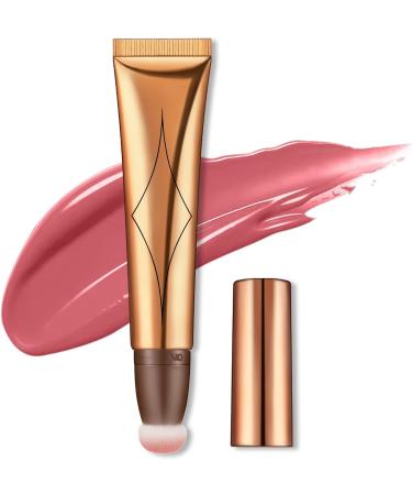 AOOWU Contour Beauty Wand Liquid Highlighter & Matte Blush - Long Lasting, Lightweight Makeup with Cushion Applicator - Buy Online on GoSupps.com